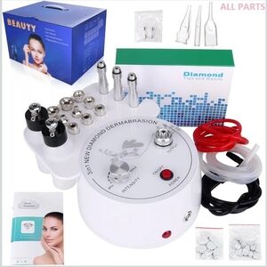 NWT Microdermabrasion Professional Diamond Dermabrasion Facial Machine & Serums